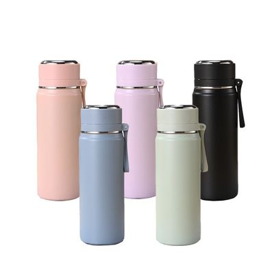 Logotipo personalizado 500ml 316 Taza de agua de acero inoxidable para gimnasio de deportes a prueba de fugas e aislados