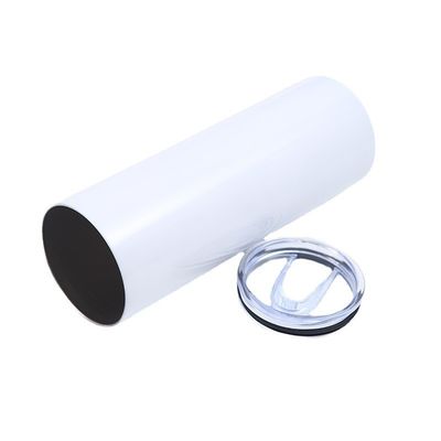 20oz/30oz de color personalizado Sublimación en blanco de acero inoxidable delgado recto de tumbler tazas con paja