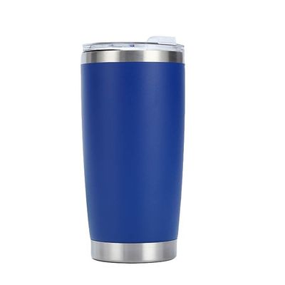 20 oz de doble pared de acero inoxidable vidrio aislado al vacío con tapa duradera y elegante