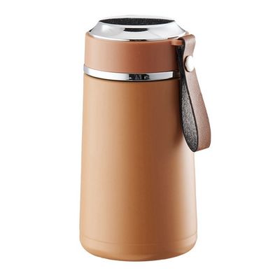 Botella de agua de vacío de acero inoxidable de 350 ml con patrón personalizado portátil para estudiantes al aire libre