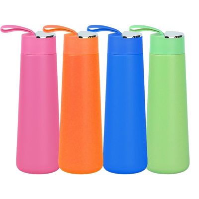 Botella de acero inoxidable de 350 ml para acondicionamiento físico al aire libre Botella de agua deportiva de doble pared personalizada