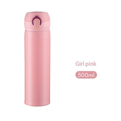 Botella de agua de termo portátil a prueba de fugas 400ml/500ml Capacidad para frascos de vacío
