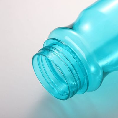 Viaje sin conductor 500 ml Botella de agua libre de BPA con tapa a prueba de fugas y material transparente
