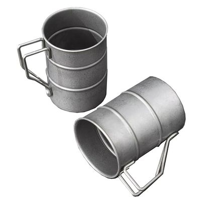 Botella de agua de cerveza portátil de acero inoxidable 304 con mango estilo de diseño minimalista