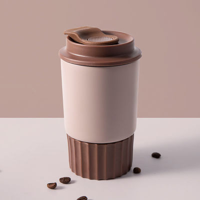 Taza de café aislada reutilizable con tapa sellada 350 ml Taza portátil de acero inoxidable