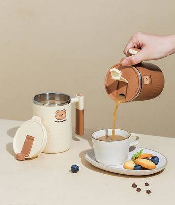 Taza de café de acero inoxidable 304 Sostenible Taza aislada a prueba de fugas de 450 ml para estudiantes