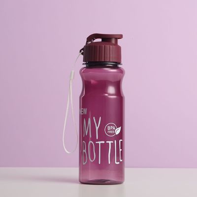 Botellas de agua de plástico de 500 ml en granel Tazas de bebida transparentes portátiles para artículos almacenados