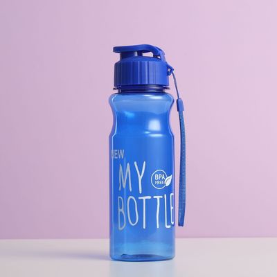 Botellas de agua de plástico de 500 ml en granel Tazas de bebida transparentes portátiles para artículos almacenados