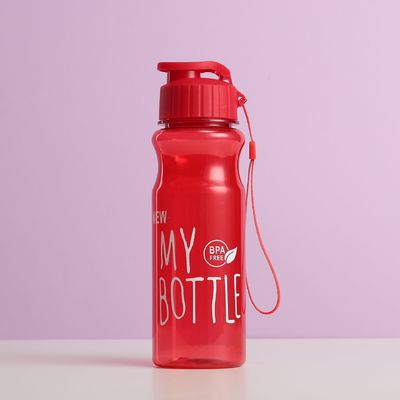 Botellas de agua de plástico de 500 ml en granel Tazas de bebida transparentes portátiles para artículos almacenados
