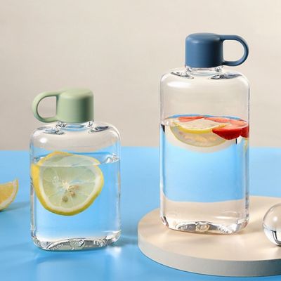 Botella de agua limpia para exteriores Mini copa de agua de plástico Tritán portátil para resistencia a caídas