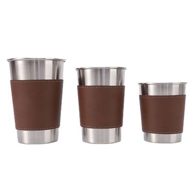 Estilo de diseño minimalista Botella de agua de acero inoxidable de 170 ml/330 ml para escapadas al aire libre