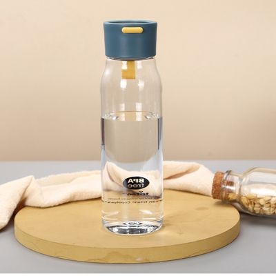 Manténgase hidratado en cualquier lugar Botella portátil de agua de Tritán de 550 ml con recubrimiento anticorrosión