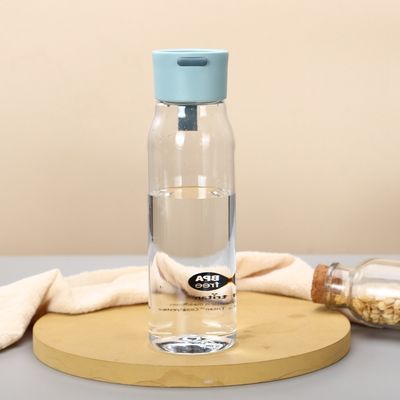 550 ml de plástico libre de Bpa tapa a prueba de fugas Bebida reutilizable botella de agua de Tritán ideal para correr