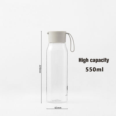 550 ml de plástico libre de Bpa tapa a prueba de fugas Bebida reutilizable botella de agua de Tritán ideal para correr