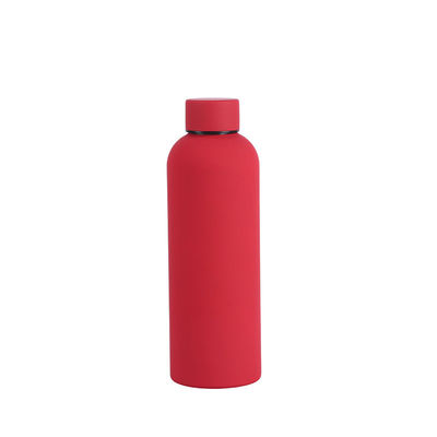 Botella deportiva de acero inoxidable 304 libre de BPA portátil de color personalizado 750 ml doble pared