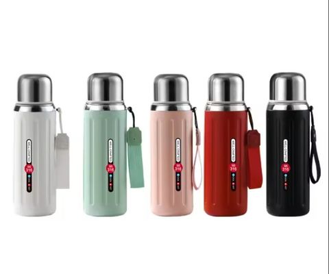 Hot Custom Logo 600ml Taza de termoso de acero inoxidable adecuado para estudiantes y al aire libre