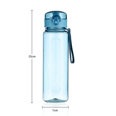 Botellas de agua helada con tapa de plástico para viajes