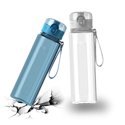 Botellas de agua helada con tapa de plástico para viajes