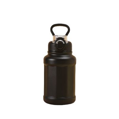 Deportivos al aire libre de acero inoxidable de vacío cáliz de termo con 700 ml de gran capacidad y paja