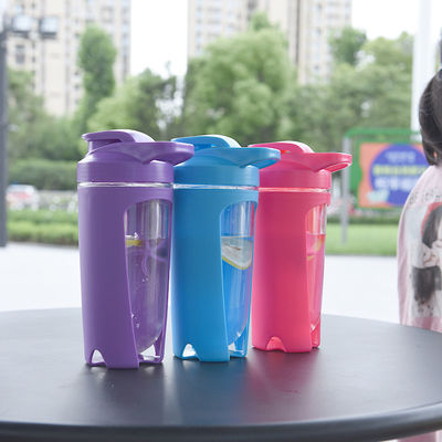 Taza portátil de batido con logotipo personalizado Salud Fitness Color de frutas Salada de plástico