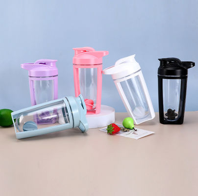 Taza portátil de batido con logotipo personalizado Salud Fitness Color de frutas Salada de plástico