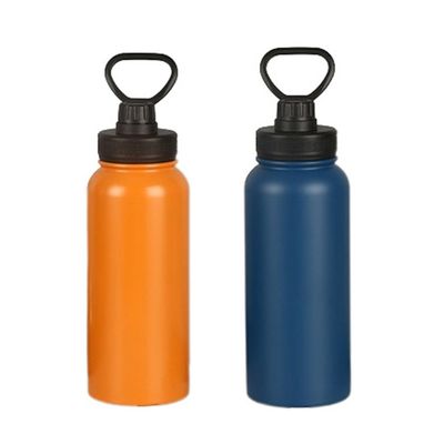 Botellas deportivas aisladas al vacío de acero inoxidable portátiles directas de 1000 ml con manijas
