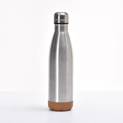 Botella de bebidas de doble vacío de acero inoxidable de 500 ml para viajes y deportes