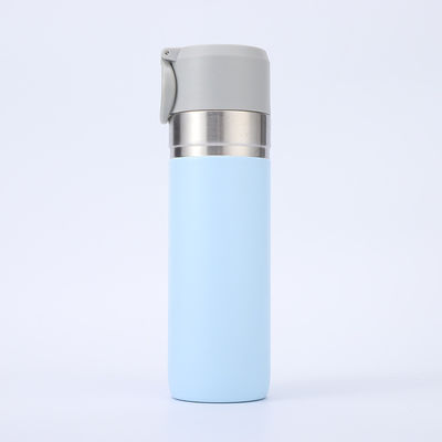 Botella térmica de 500 ml para deportes de ciclismo con vacío para niños portátiles