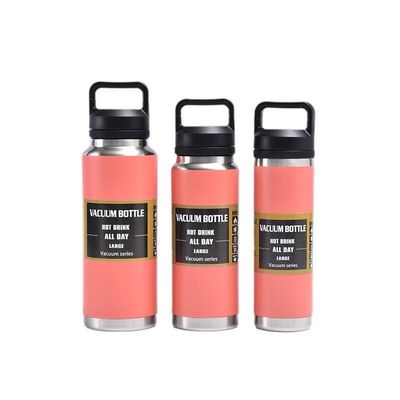 Botella térmica personalizada de 36 oz con tapa de doble pared de acero inoxidable de agua caliente a prueba de fugas