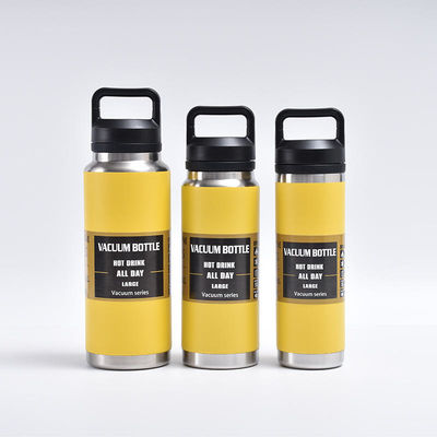 Botella térmica personalizada de 36 oz con tapa de doble pared de acero inoxidable de agua caliente a prueba de fugas