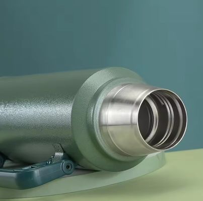 Botella de agua de 1L para alpinismo al aire libre Camping Termos aislados de acero inoxidable a prueba de fugas