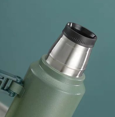 Botella de agua de 1L para alpinismo al aire libre Camping Termos aislados de acero inoxidable a prueba de fugas