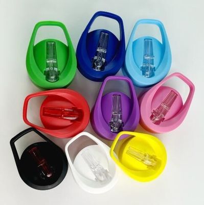 Botella de agua de viajes de plástico transparente de 750 ml para agua hirviendo