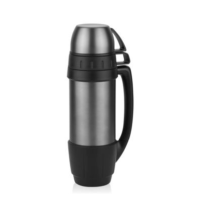 Taza de agua de fitness personalizada de 1200ml Botella de termo portátil de acero inoxidable para deportes