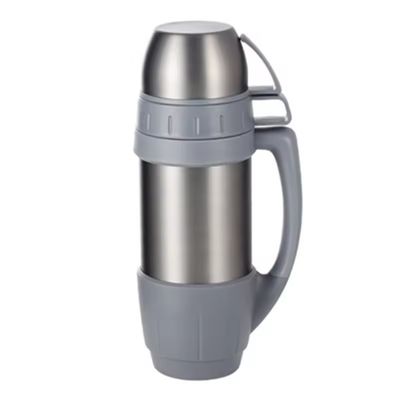 Taza de agua de fitness personalizada de 1200ml Botella de termo portátil de acero inoxidable para deportes