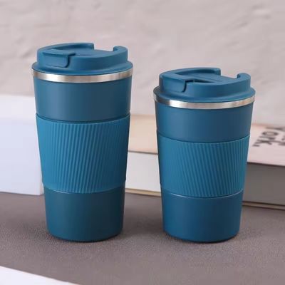 Taza de vacío de doble pared de acero inoxidable 380 ml/510 ml para viajes aislados y café caliente