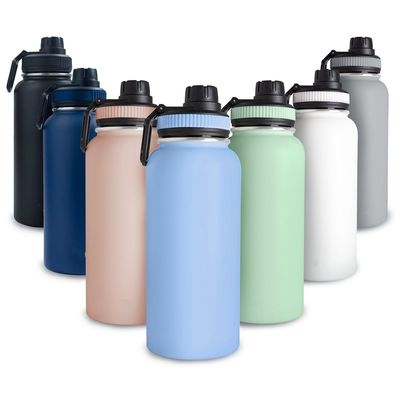32 oz de acero inoxidable de doble pared aislada botella deportiva para portabilidad de los estudiantes