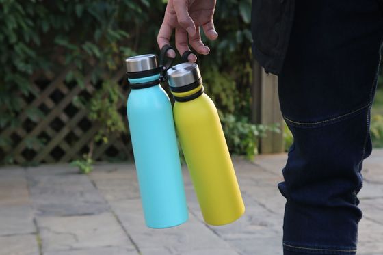 Botella térmica de acero inoxidable de doble aislamiento de 400 ml para logotipo personalizado y unisex