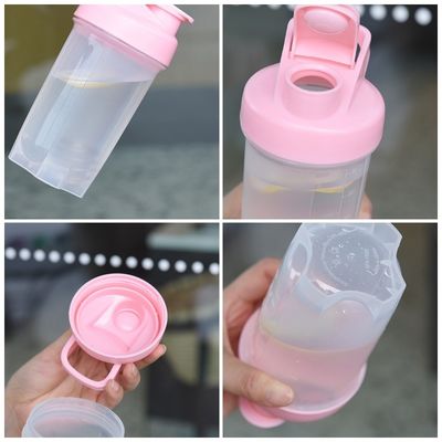 Taza de agua para niños 300ml Taza de agitación de plástico para actividades al aire libre Taza portátil para senderismo
