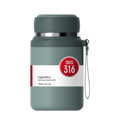 Taza de agua de acero inoxidable personalizada 730ml