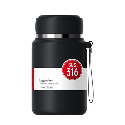 Taza de agua de acero inoxidable personalizada 730ml