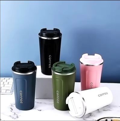 Tumbler Acero inoxidable ecológico para viajes Taza de café de vacío Taza aislada reutilizable