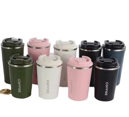 Tumbler Acero inoxidable ecológico para viajes Taza de café de vacío Taza aislada reutilizable