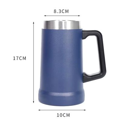 Regalos de negocios 710 ml de gran capacidad Sport Custom 304 de acero inoxidable copa de agua con mango