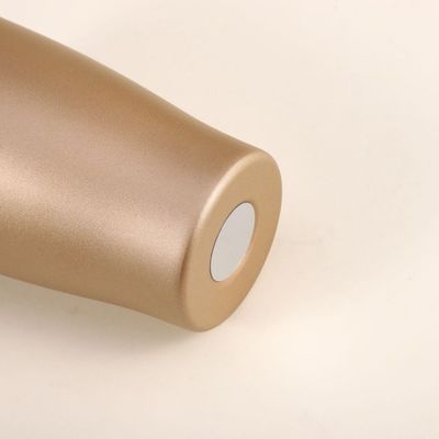 Botella de agua de plástico de grano de madera de 350 ml para viajes