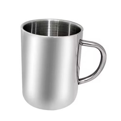 Taza de café de acero inoxidable 304 Eco-friendly Travel Tumbler Taza de beber con agarre de mano