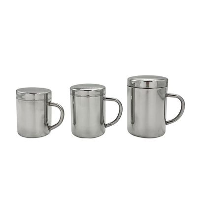 Taza de café de acero inoxidable 304 Eco-friendly Travel Tumbler Taza de beber con agarre de mano