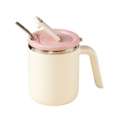 Taza de café de acero inoxidable de 500 ml Taza de agua reutilizable para oficinas y viajes sostenibles
