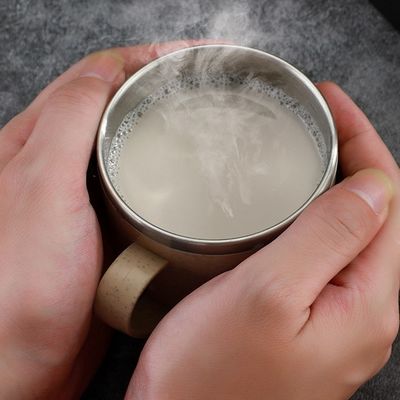 Impresión personalizada de logotipo Taza de acero inoxidable de doble capa para refrescos calientes y fríos