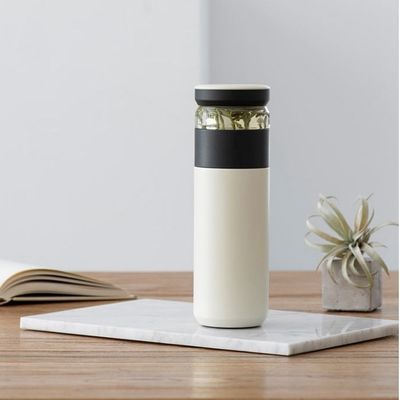 Performance de aislamiento térmico 500 ml de acero inoxidable vacío tumbler con filtro de separación